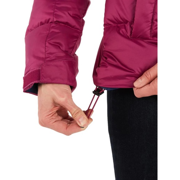 Marmot Hooded Down Jacket Wild RoseArtic Navy M - Picture 3 of 5